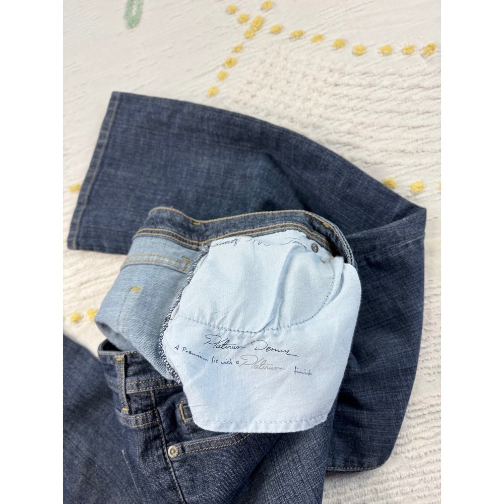 Chico's Platinum Denim Bootcut Jeans Dark Wash women Stylish Pockets Comfort L - Picture 6 of 9